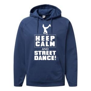 Keep Calm And Street Dance Performance Fleece Hoodie