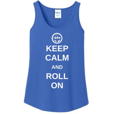 Keep Calm And Roll On Gift Ladies Essential Tank