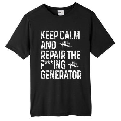 Keep Calm And Repair The Generator Video Game Tall Fusion ChromaSoft Performance T-Shirt