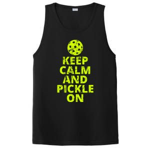 Keep Calm And Pickle On Pickleball PosiCharge Competitor Tank