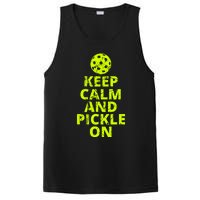 Keep Calm And Pickle On Pickleball PosiCharge Competitor Tank