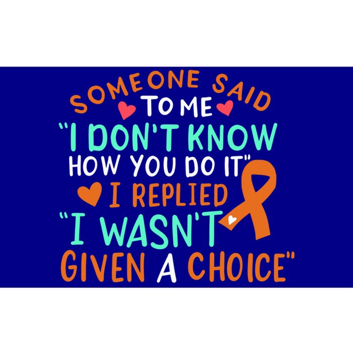 Kidney Cancer Awareness Ribbon Orange Fighter Chemo Cute Gift Bumper Sticker