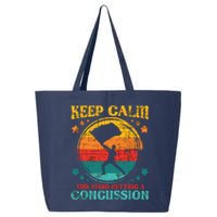 Keep Calm And Avoid Getting A Concussion Retro Colorguard 25L Jumbo Tote