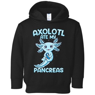 Kawaii Cute Axolotl Type Onederful T1d Diabetes Awareness Toddler Hoodie