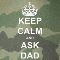 Keep Calm And Ask Dad Legacy Tie Dye Trucker Hat