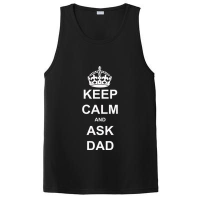 Keep Calm And Ask Dad PosiCharge Competitor Tank