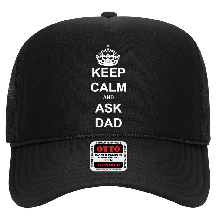 Keep Calm And Ask Dad Hat
