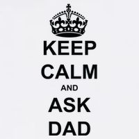 Keep Calm And Ask Dad Garment-Dyed Sweatshirt