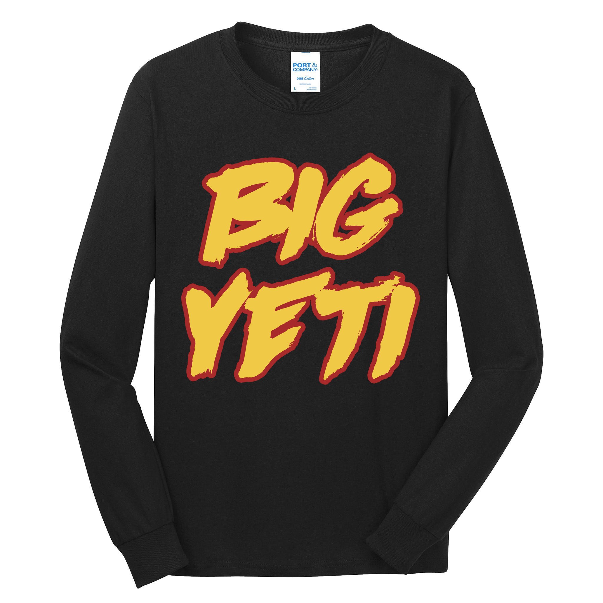 Kansas City Big Yeti Tall Long Sleeve T-Shirt