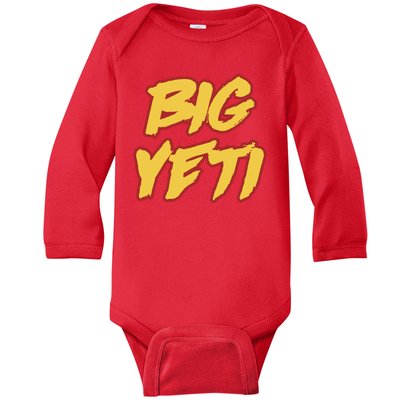 Kansas City Big Yeti Baby Long Sleeve Bodysuit