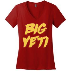 Kansas City Big Yeti Women's V-Neck T-Shirt