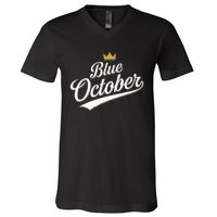 Kansas City Blue October 2024 V-Neck T-Shirt