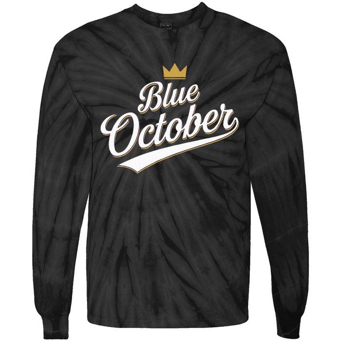 Kansas City Blue October 2024 Tie-Dye Long Sleeve Shirt