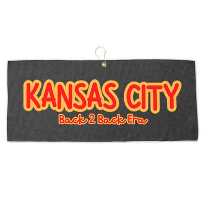 Kansas City Back 2 Back Era Large Microfiber Waffle Golf Towel