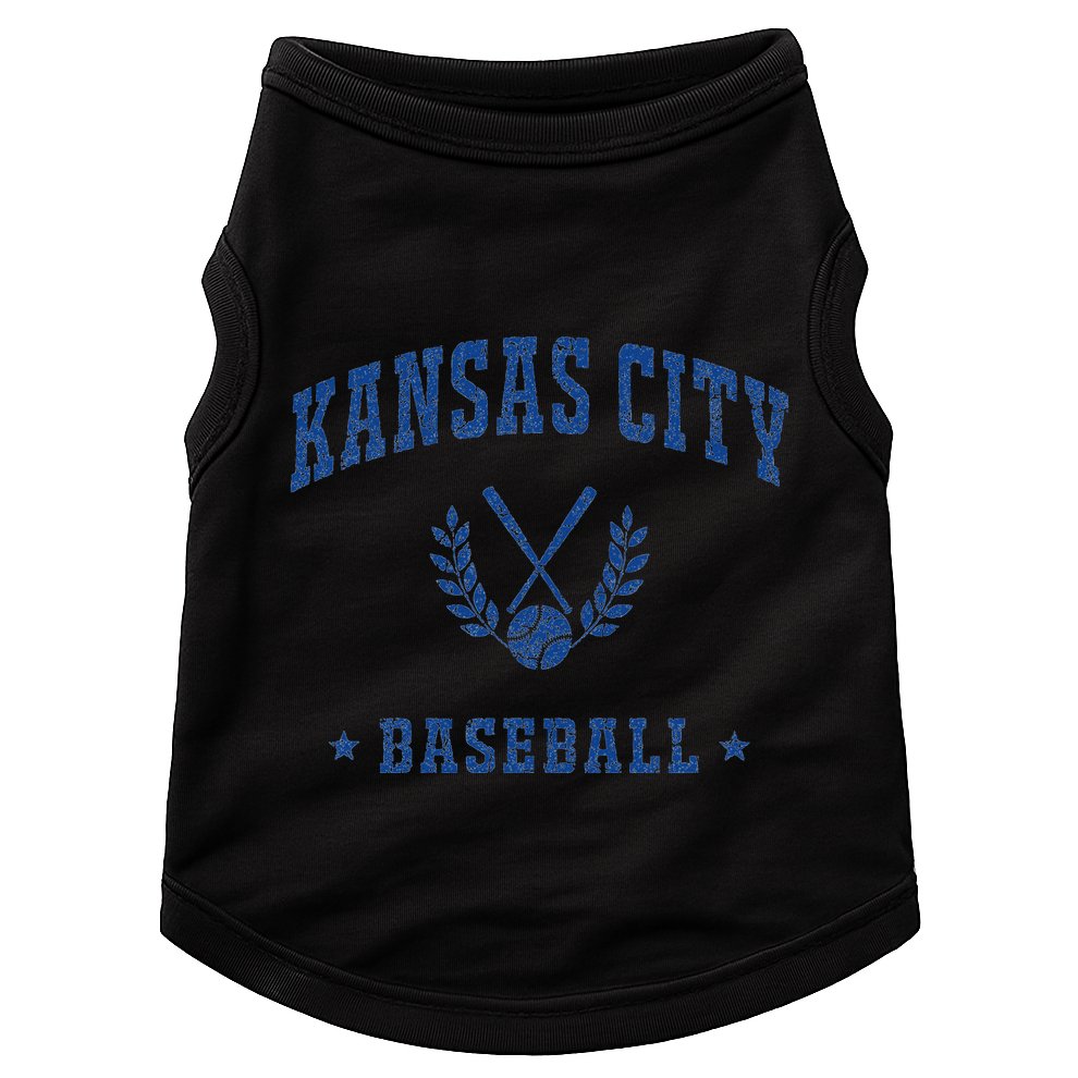 Kansas City Baseball Vintage Retro Baseball Lover Doggie Tank