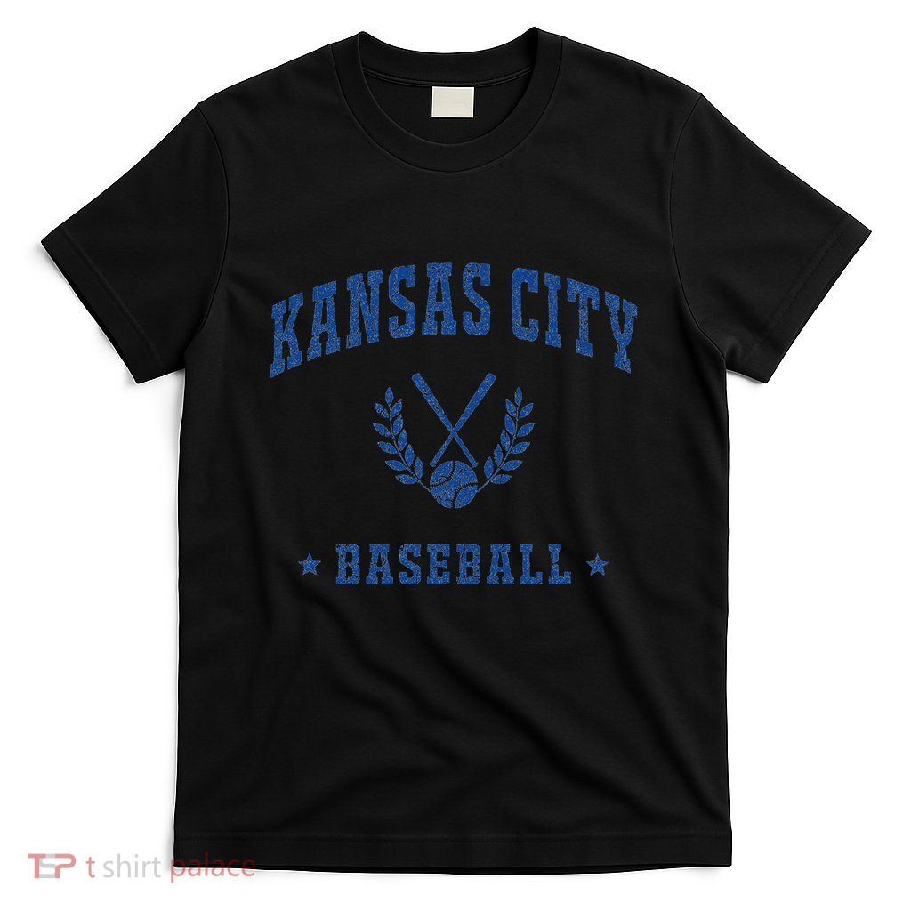 Kansas City Baseball Vintage Retro Baseball Lover T-Shirt