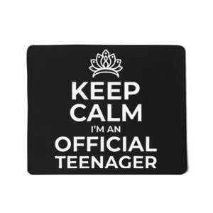 Keep Calm Birthday Nager 13th Funny Girl Mousepad