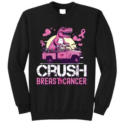 Kids Crush Breast Cancer Awareness Monster Truck Sweatshirt