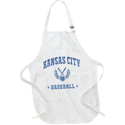 Kansas City Baseball Vintage G.A.M.E.D.A.Y Retro Baseball Lover Apron