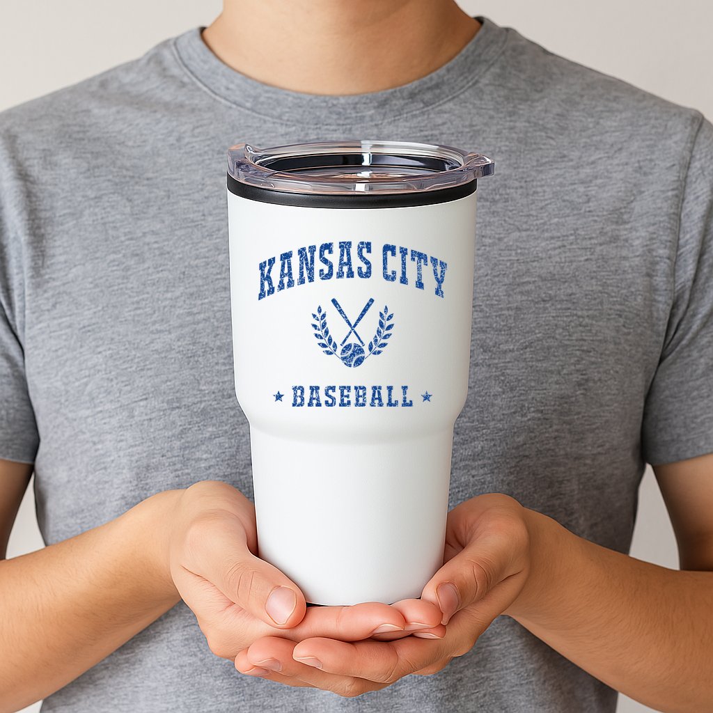 Kansas City Baseball Vintage G.A.M.E.D.A.Y Retro Baseball Lover Tumbler