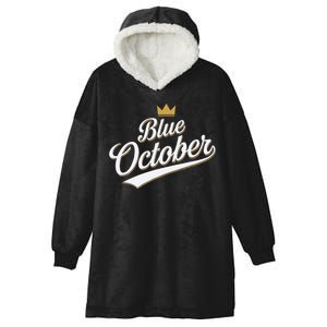 Kansas City Blue October 2024 Hooded Wearable Blanket