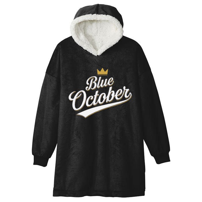 Kansas City Blue October 2024 Hooded Wearable Blanket