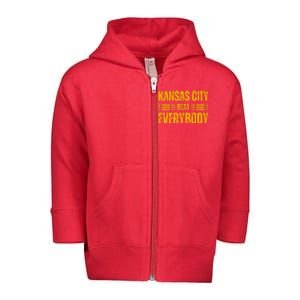 Kansas City Beat Everybody Toddler Zip Fleece Hoodie