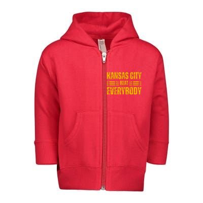 Kansas City Beat Everybody Toddler Zip Fleece Hoodie