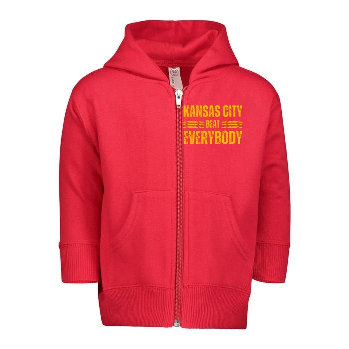 Kansas City Beat Everybody Toddler Zip Fleece Hoodie