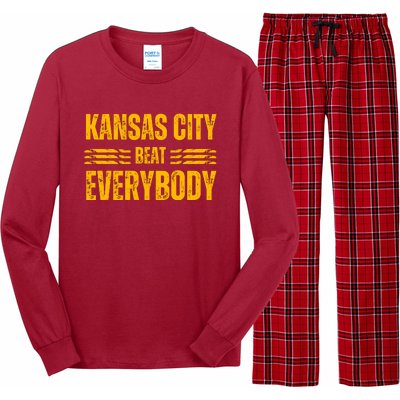 Kansas City Beat Everybody Long Sleeve Pajama Set