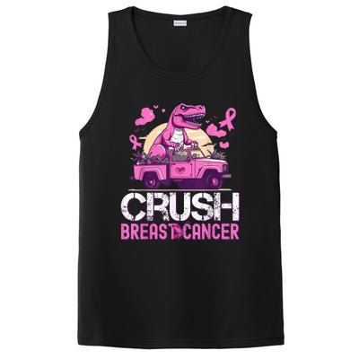 Kid Crush Breast Cancer Awareness Monster Truck Toddler Boy PosiCharge Competitor Tank