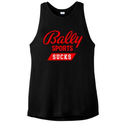 Kevin Cash Bally Sports Sucks Ladies PosiCharge Tri-Blend Wicking Tank