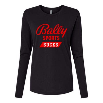 Kevin Cash Bally Sports Sucks Womens Cotton Relaxed Long Sleeve T-Shirt