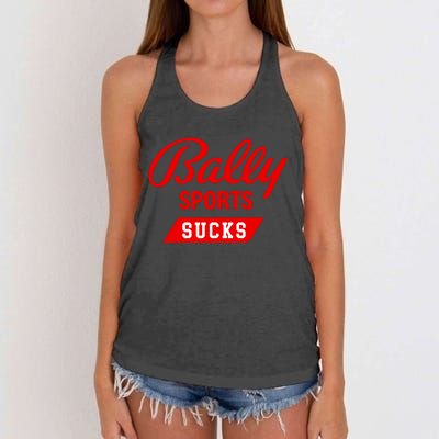 Kevin Cash Bally Sports Sucks Women's Knotted Racerback Tank