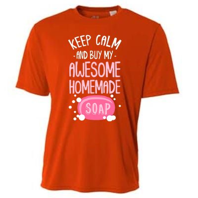 Keep Calm Buy Homemade Soap Maker Handmade Soap Making Gift Cooling Performance Crew T-Shirt