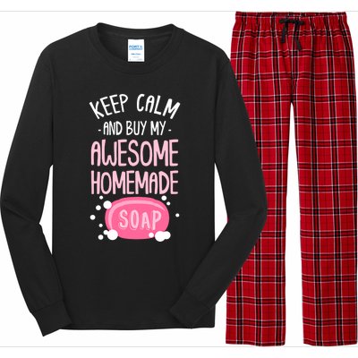 Keep Calm Buy Homemade Soap Maker Handmade Soap Making Gift Long Sleeve Pajama Set