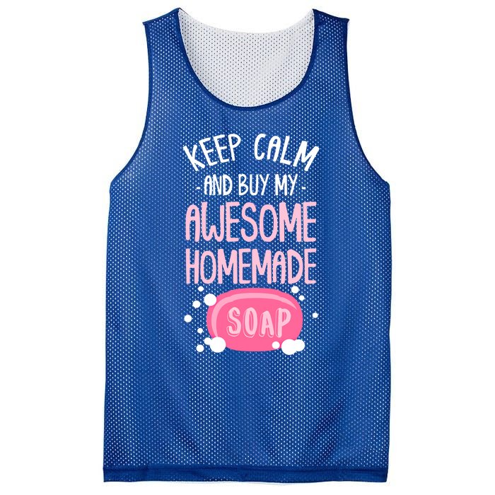 Keep Calm Buy Homemade Soap Maker Handmade Soap Making Gift Mesh Reversible Basketball Jersey Tank