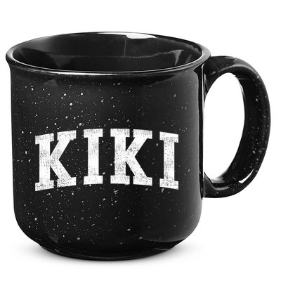 Kiki Classic Bold Font Kiki Birthday Gift 15oz Campfire Ceramic Mug