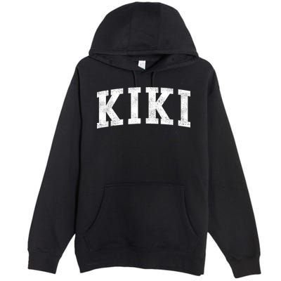 Kiki Classic Bold Font Kiki Birthday Gift Premium Pullover Hoodie