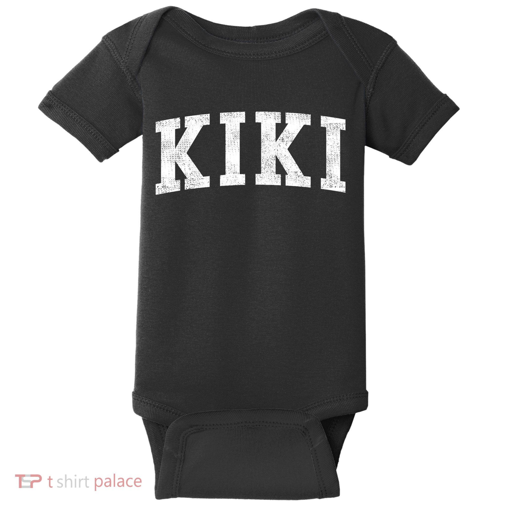 Kiki Classic Bold Font Kiki Birthday Gift Baby Bodysuit