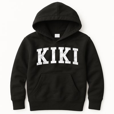 Kiki Classic Bold Font Kiki Birthday Gift Kids Hoodie