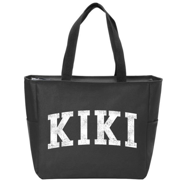 Kiki Classic Bold Font Kiki Birthday Gift Zip Tote Bag