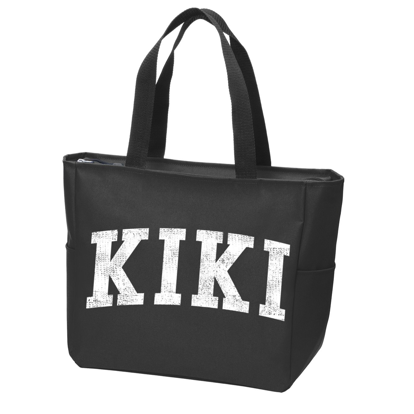 Kiki Classic Bold Font Kiki Birthday Gift Zip Tote Bag