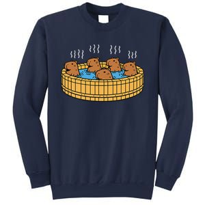 Kawaii Capybara Bath Onsen Sweatshirt