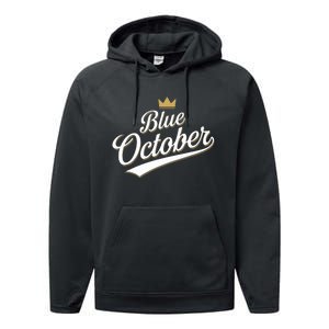 Kansas City Blue October 2024 Performance Fleece Hoodie