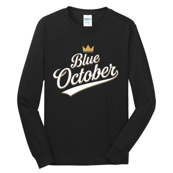 Kansas City Blue October 2024 Tall Long Sleeve T-Shirt