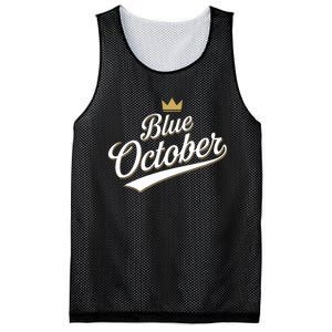 Kansas City Blue October 2024 Mesh Reversible Basketball Jersey Tank