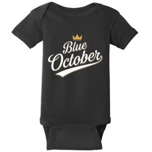 Kansas City Blue October 2024 Baby Bodysuit