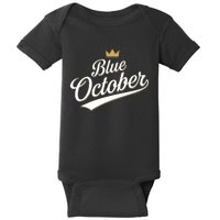 Kansas City Blue October 2024 Baby Bodysuit