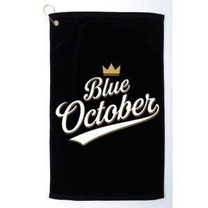 Kansas City Blue October 2024 Platinum Collection Golf Towel